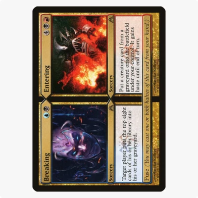 Breaking // Entering  Dragon's Maze MTG Rare - Image 1 of 2