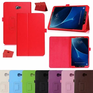 Folio Magnetic PU Leather Shockproof Case Cover Stand For Samsung GALAXY Tablet - Picture 1 of 12