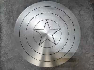 Captain America Shield Unpainted Metal Captain America Shield Metal Cosplay - Image 1 of 4