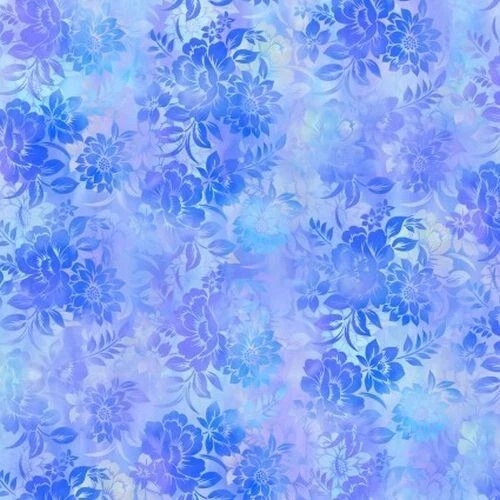 Garden Of Dreams II By In The Beginning Telas - Sueño Floral Azul #2JYR2 Foto 1 de 1