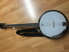Remo Weatherking Banjo Acoustic 5 String Closed Back With Encore Head Soft Case