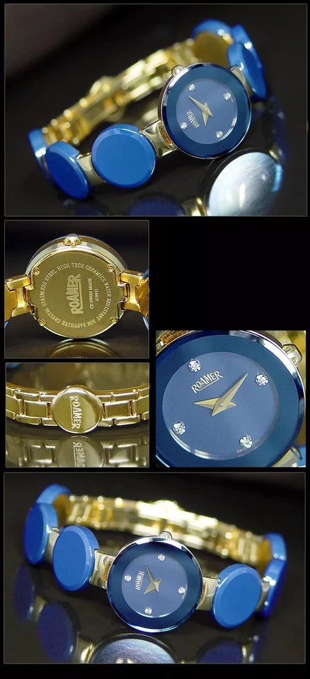 Reloj para mujer Dreamline Ceramics ROAMER hecho en Suiza cristal de zafiro 670953 Foto 1 de 1