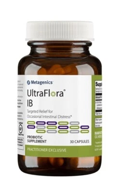 UltraFlora IB da Metagenics. 30 cápsulas. Saúde gastrointestinal. Frete grátis - Imagem 1 de 3