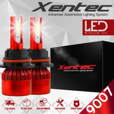 XENTEC LED HID Headlight kit 9007 HB5 White for 1999-2004 Ford F-250 Super Duty - Image 1 of 4