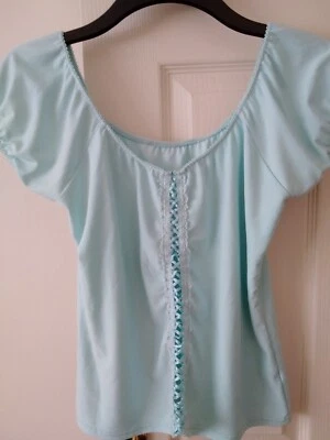 milkmaid gipsy style top 14 onof shoulder lyccra elastane non crease/ironstretch - Image 1 of 3