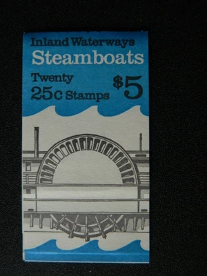 US SC# 2409A   BK166  STEAM BOATS  MNH UNEXPLODED - Image 1 of 2