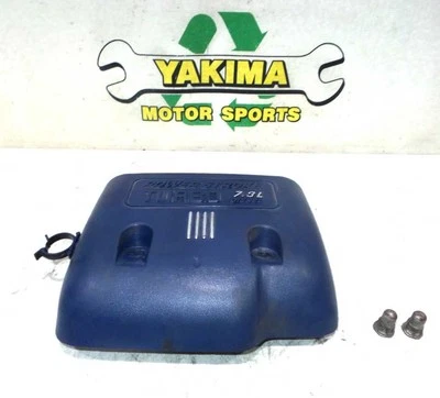 99-01 Ford F250 F350 Diesel Engine Fuel Cover OEM Blue f81a6a949ac Read - Image 1 of 4