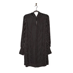 Vestido recto CITY CHIC $128 manga larga cuello trasero corbata rayas XS / EE. UU. Talla 14 - Imagen 1 de 3