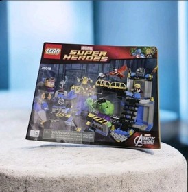LEGO Marvel 76018 Avengers: Hulk Lab Smash Instruction Manual Booklet ONLY