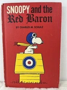 Snoopy and the Red Baron Charles M Schulz 1966 Hardcover 1st edition Collectible - Imagen 1 de 17