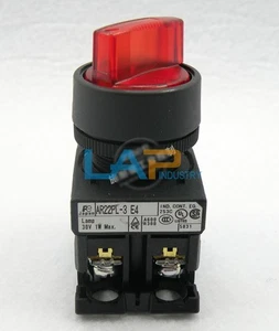 1 pieza nuevo para interruptor selector de tres velocidades/iluminado AR22PL-311E4R - Imagen 1 de 2