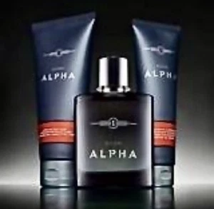 X3 GIFT SET Avon ALPHA EDT Spray Hair & Body Wash + After Shave Conditioner NOS - Picture 1 of 7