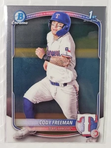 2025 Bowman Prospect Cody Freeman 1st Bowman lot - See Description - Rangers - Picture 1 of 4