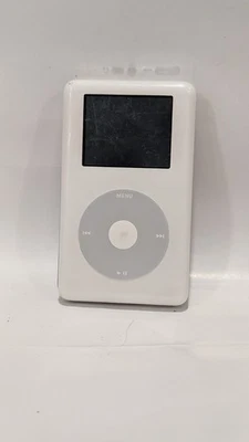 Apple iPod Classic 4th Generation White, 30GB, A1099 Needs Repaired - Image 1 of 4
