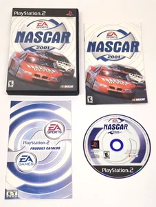 NASCAR 2001 (Sony PlayStation 2, 2000) Juego Completo con Inserto de Catálogo - Probado - Imagen 1 de 2