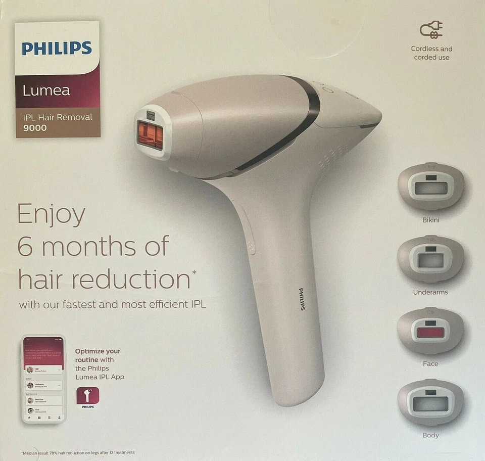Philips Lumea IPL 9000 Series Haarentfernungsgerät (BRI957/00)