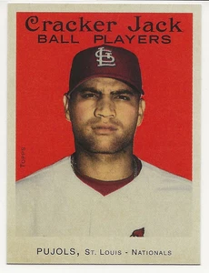 2004 Topps Cracker Jack Albert Pujols Mini Sticker Parallel #3 - Bild 1 von 2