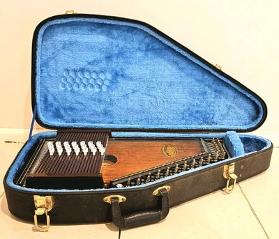 Arpa Samick Chroma CH-21 1970 • Arpa automática acústica de los Apalaches • Estuche • Instrumento Foto 1 de 4