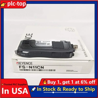 KEYENCE FS-N11CN Fiber Optic Sensor NEW - Image 1 of 2