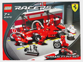 LEGO 8375 Ferrari F1 Pit Set Racers 2004 Sealed