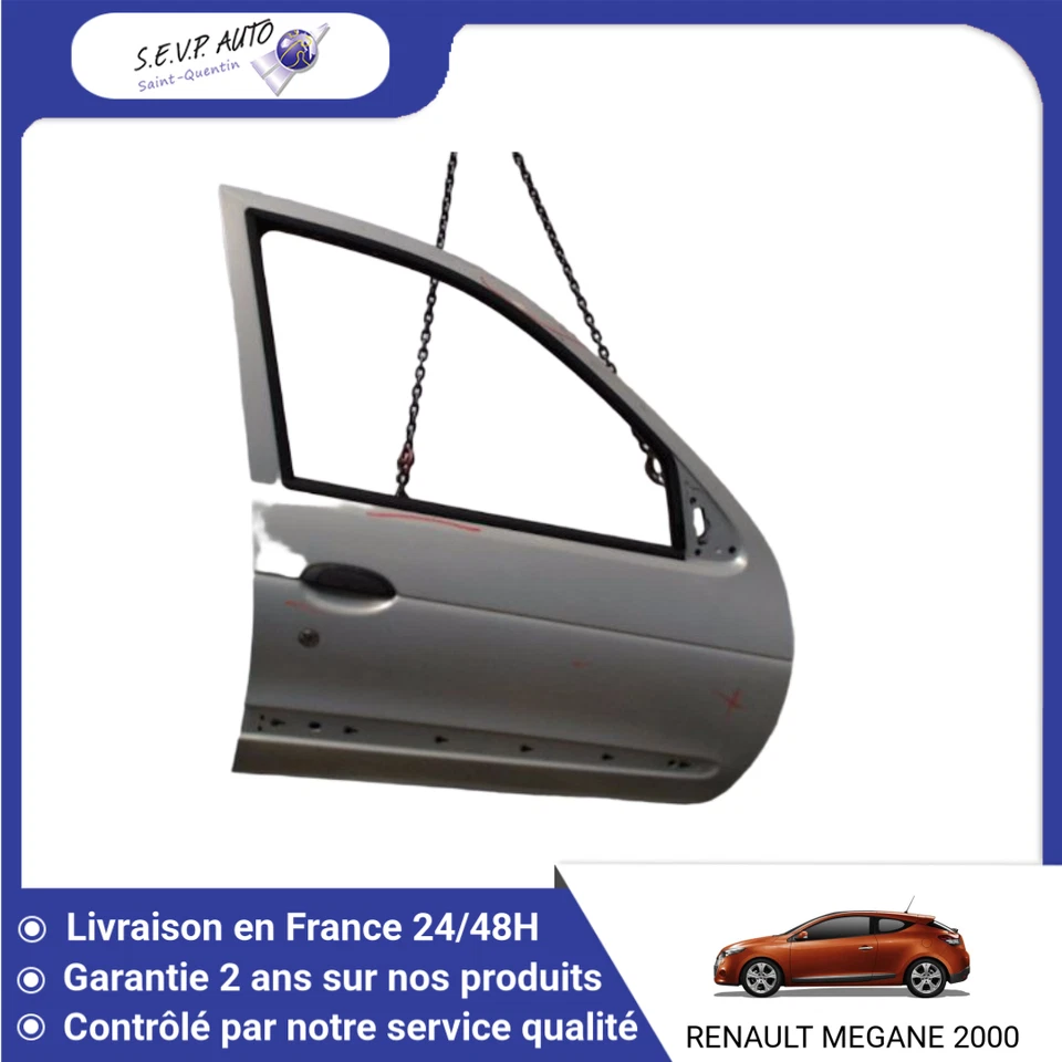 🇫🇷 PORTE AVANT DROIT RENAULT MEGANE I PH2 99-02 ➤7751473047 ♻️ - Photo 1/3