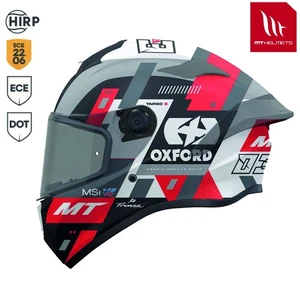 MT TARGO S SERGIO GARCIA FULL FACE ECE22.06 MOTORCYCLE HELMET B15 GLOSS RED - Picture 1 of 5