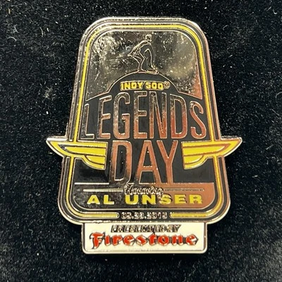 Indy 500 Legends Day Al Unser 5 23 2015 Firestone Pin Indianapolis 500 - Image 1 of 3