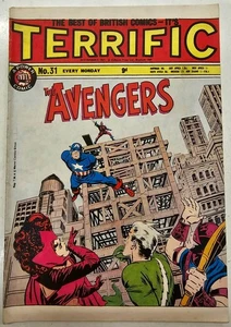 Silver Age Marvel Comics UK Terrific Key Issue 31 High VG Avengers 20 (1967) - Foto 1 di 1