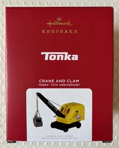 Hallmark 2021 Keepsake Ornament CRANE AND CLAM Tonka 75 Anniversary Hasbro - Picture 1 of 1