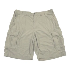Duluth Trading Dry On The Fly Shorts Mens 2XL Khaki Cargo Hike Camp Outdoors - Picture 1 of 10