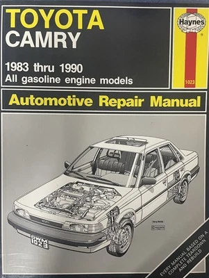 Manuale Di Riparazione Haynes Per Toyota Camry 1983-1990 Libro Di Officina - Immagine 1 di 4