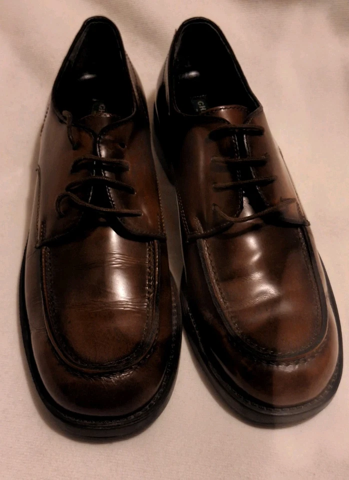 G.H. Bass & Co Brown Leather Oxford Shoes Youth Size 3 - Image 1 of 4