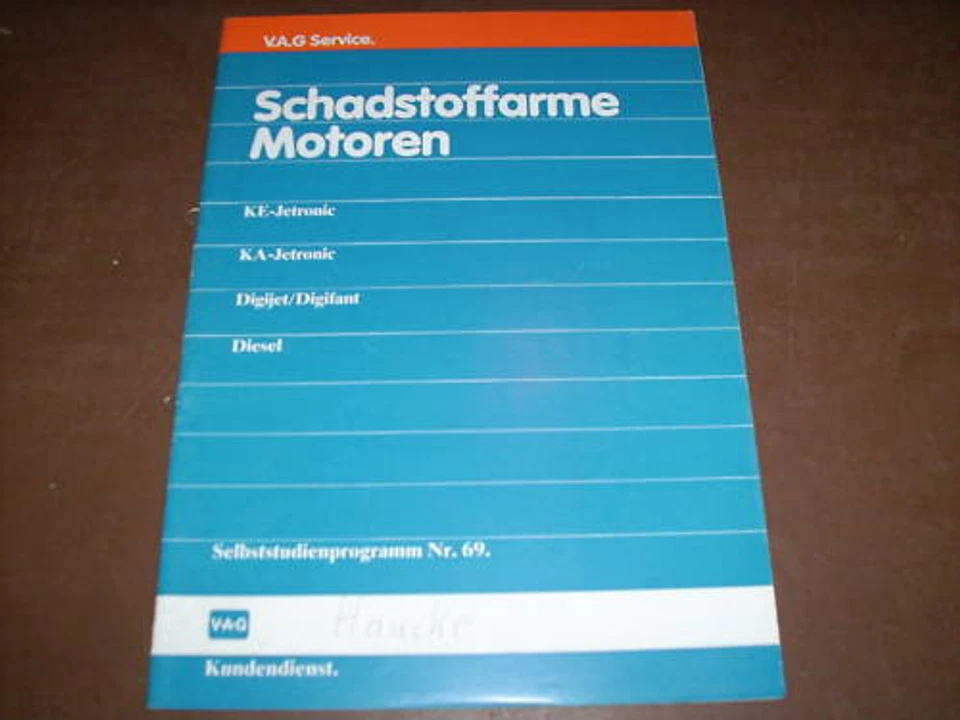 Manual de Taller VW Golf II Schadstoffarme Motores - Imagen 1 de 1