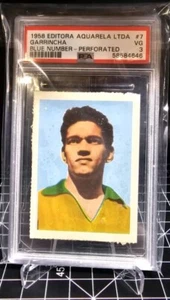 1958 Aquarela Ltda. Camp. Mundial   #7 GARRINCHA  PSA 3 - Picture 1 of 2