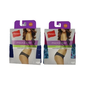 Hanes® Women's Signature Smoothing Microfiber Bikini Cheeky Underwear; 4-Pack - Picture 1 of 5