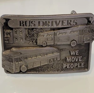 Fibbia cintura autisti autobus vintage BA-156 di Buckles of America Masterpiece Collection - Foto 1 di 11