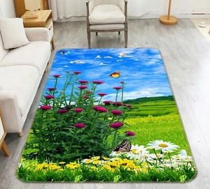 3D Grüne Wiese Blumen NMN631 Spiel Teppich Mat Elegant Foto Teppich Eve 2023 - Bild 1 von 5