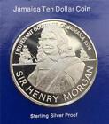 JAMAICA 1974 $10 SIR HENRY MORGAN STERLING SILVER PROOF
