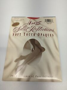 Hanes Silk Reflections Soft Touch Opaque Control Top Sz CD Really Red Pantyhose