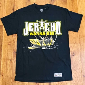 WWE The Original Chris Jericho "Wanna-Bee" Spray Can Adult M T-Shirt - NWT - Picture 1 of 18