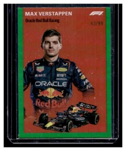 2024 Topps Chrome F1 #1954-1 Max Verstappen Green 1954 43 /99 - Picture 1 of 2