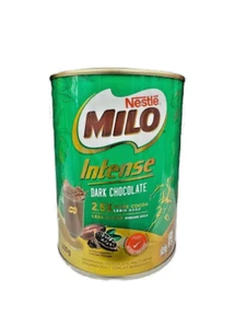 Milo Intense Dark Chocolate 2.5 x More Cocoa Less Sugar Malt Drink 400g-2 Tinned - Picture 1 of 8