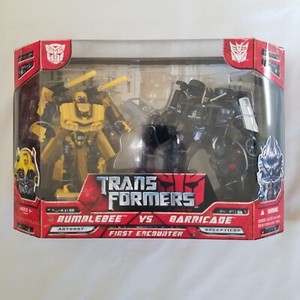 Transformers Movie 2007 Bumblebee vs Barricade Walmart Exclusive MISB