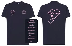 T-SHIRT PROFESSIONI SANITARIE - abbigliamento da lavoro - 100% COTONE - Foto 1 di 4