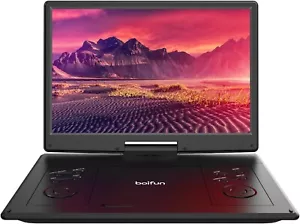BOIFUN 15.7"Portable DVD Player with Swivel Screen,Support USB/SD Card/Sync TV - Picture 1 of 9