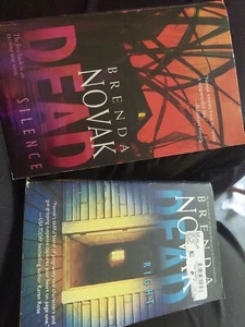 Dead Silence & Dead Right (MIRA) 2 Books By Brenda Novak Romantic Suspense  - Picture 1 of 6