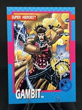 GAMBIT 1992 Impel Marvel X-Men SUPER HEROES #18 Collectible Card