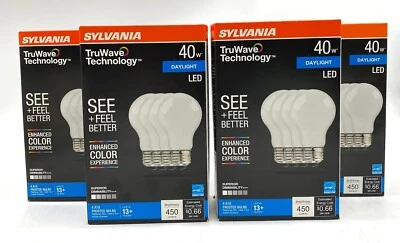Sylvania TruWave 40 Watt Daylight LED A19 Frosted Light Bulbs Set of 16 Bulbs - Image 1 of 4