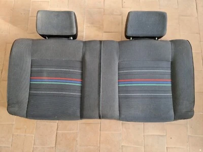 Genuine Volkswagen VW Golf Mk2 Rear Seat With OEM Headrests - Image 1 of 4