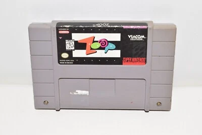 Zoop SNES (Super Nintendo, 1995) Authentic Nintendo Video Game Cartridge Only - Image 1 of 4